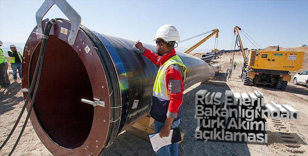 Rus Enerji Bakanlığı'ndan Türk Akımı açıklaması
