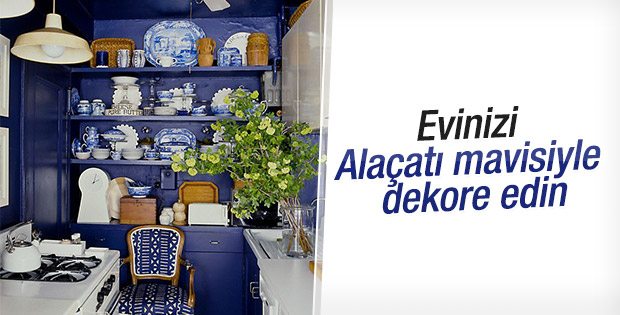 Alaçatı mavisini evinize taşıyın