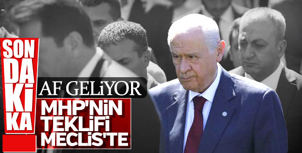 MHP af teklifini Meclis'e sundu