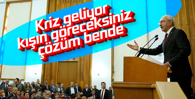 Kemal Kılıçdaroğlu CHP grup toplantısında