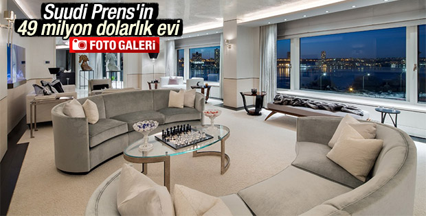 Suudi Prens'in New York'taki evi göz kamaştırıyor