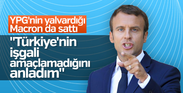 Macron'dan Zeytin Dalı Harekatı açıklaması