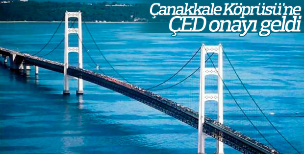 Çanakkale Köprüsü'ne ÇED onayı