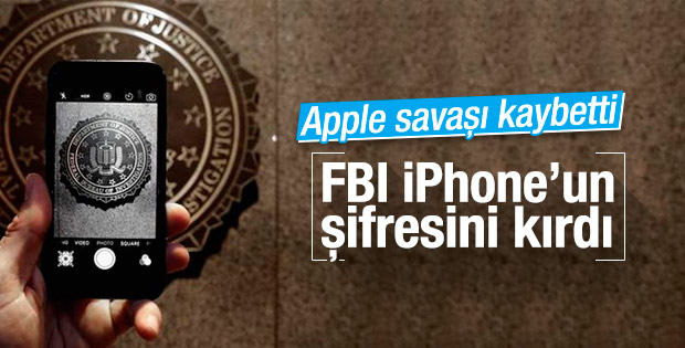 FBI Apple'ı alt etti: iPhone'un şifresi kırıldı