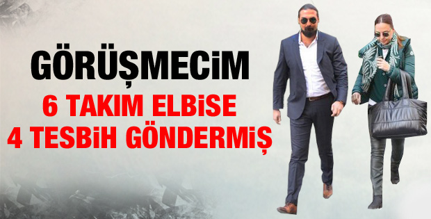 Ebru Gündeş eşi Reza Zarrab'a 4 tesbih götürdü