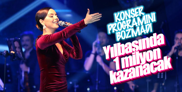 Ebru Gündeş yılbaşında en çok talep edilen sanatçılardan