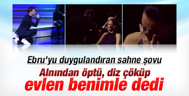 Sinan Akçıl'dan Ebru Şallı'yı duygulandıran performans