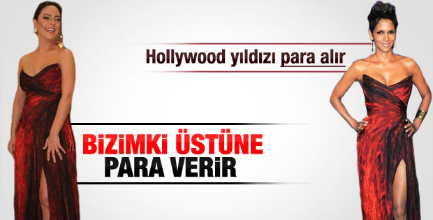 Halle Berry giymek için para aldı Gündeş 4 bin $ ödedi