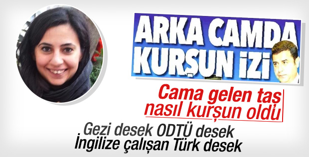 ODTÜ'lü Reuters muhabirinin Demirtaş'a suikast yalanı