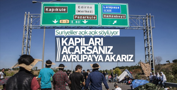 Suriyeliler Türkiye kapıları açarsa Avrupa'ya gidecek