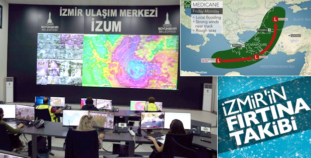 Ege'de tropik fırtına bekleniyor