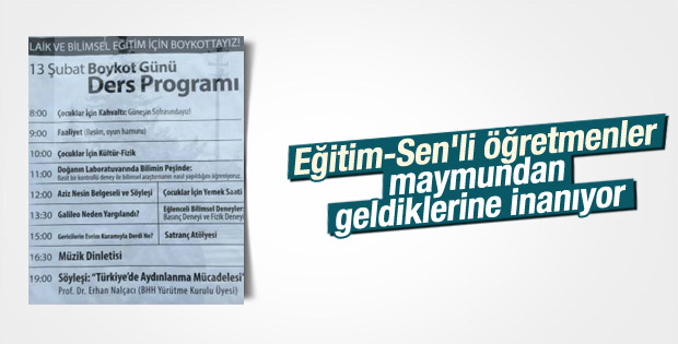 Ankara'da laik eğitim için alternatif ders programı
