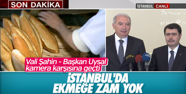 İstanbul'da ekmek fiyatında değişiklik yok