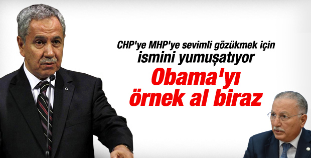 Bülent Arınç'tan Ekmeleddin İhsanoğlu'na isim eleştirisi