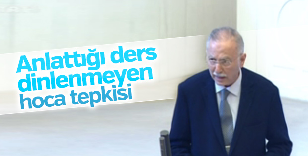 Ekmeleddin İhsanoğlu'nu Meclis'te kimse dinlemedi