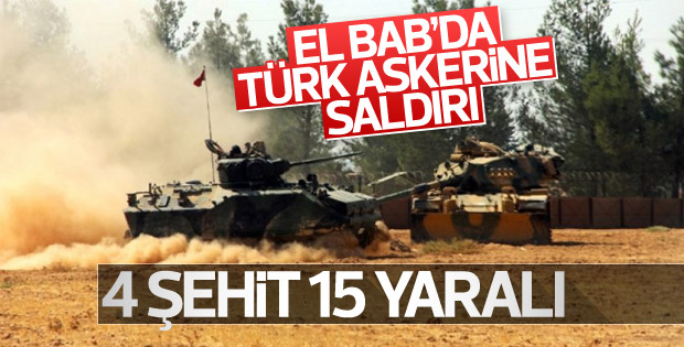 Fırat Kalkanı Harekatında 4 asker şehit oldu