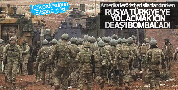 Rusya El Bab operasyonuna katıldı