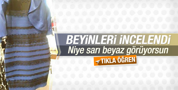 Tartışmaya neden olan elbiseyle ilgili beyin araştırması