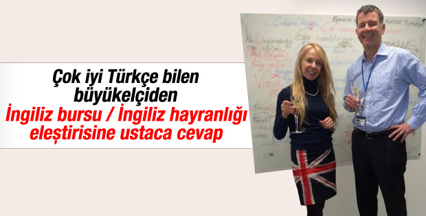 İngiliz Büyükelçiden Türkçe kapak