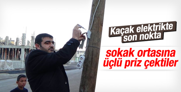 Şanlıurfa'da kaçak elektrik denetimi pes dedirtti