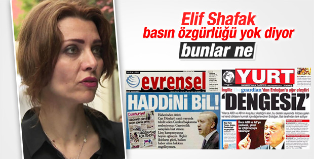 Elif Şafak Türkiye'yi dünyaya şikayet ediyor ama...