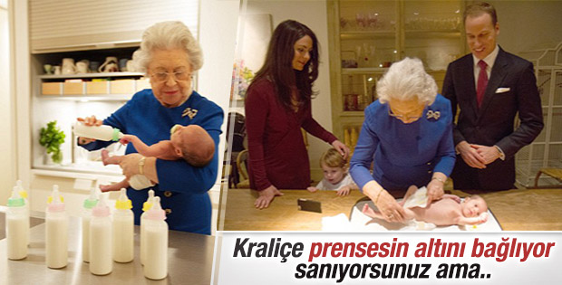 Kraliçe'nin torunuyla ilk buluşması canlandırıldı