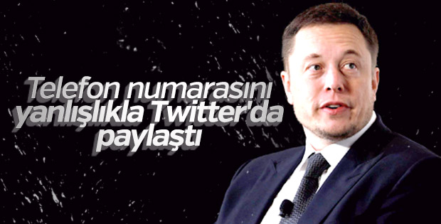Elon Musk Twitter'da cep telefonu numarasını paylaştı
