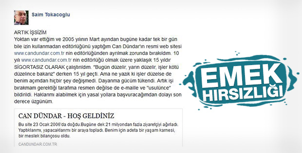 Can Dündar 15 yıl sigortasız işçi çalıştırdı