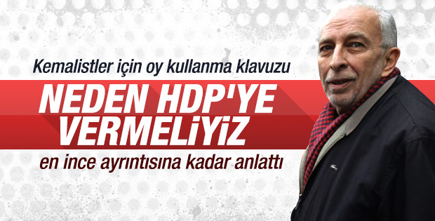 Emin Çölaşan açıkça HDP'ye oy verin çağrısı yaptı