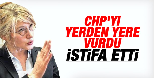 CHP'li Emine Ülker Tarhan istifa etti