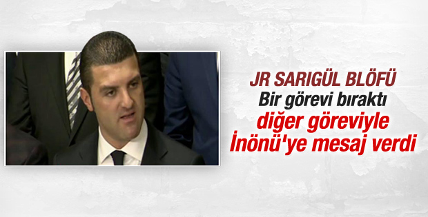 Emir Sarıgül görevinden istifa etti İZLE