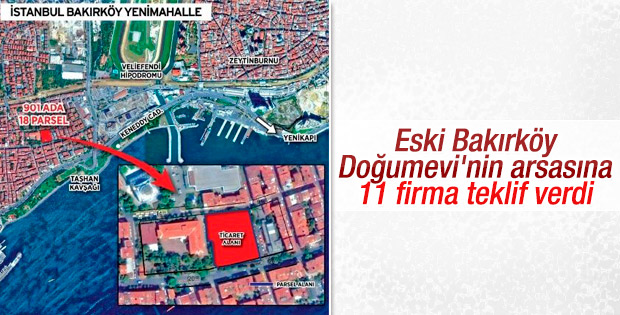 Emlak Konut'un Bakırköy ihalesine 11 teklif