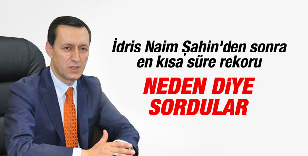 En kısa süreli bakanlık yapan Emrullah İşler'den açıklama
