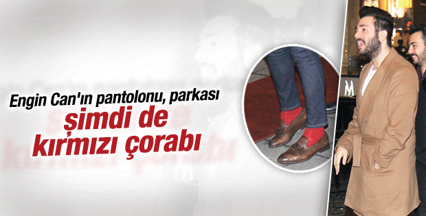 Engin Can'ın kırmızı çorapları
