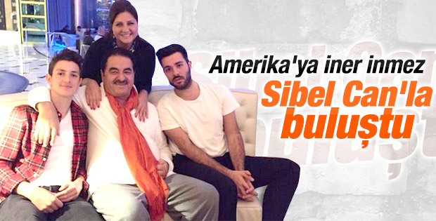 Sibel Can İbrahim Tatlıses'i Amerika'da yalnız bırakmadı