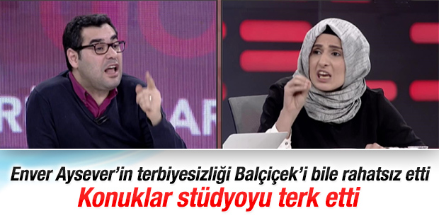 Enver Aysever yüzünden konuklar stüdyoyu terk etti