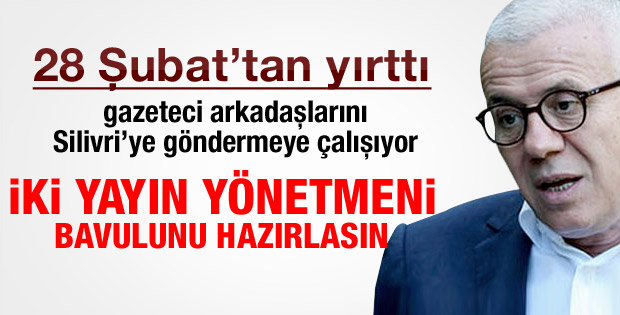 Ertuğrul Özkök'ten iki genel yayın yönetmenine uyarı