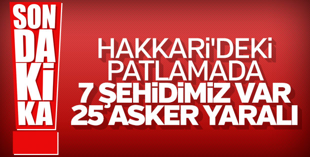 Başkan Erdoğan : 7 şehidimiz var