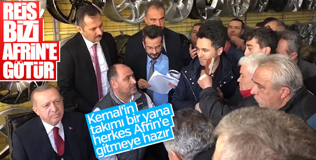 Cumhurbaşkanı Erdoğan'ın esnaf ziyareti