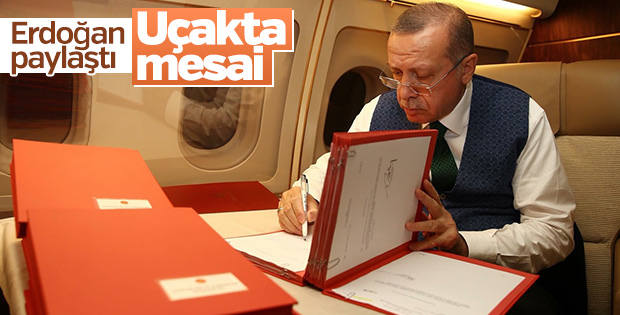 Cumhurbaşkanı Erdoğan'ın yoğun mesaisi
