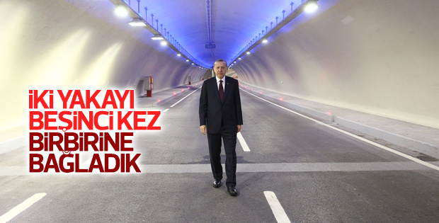 Avrasya Tüneli'nden ilk geçişi Erdoğan yaptı