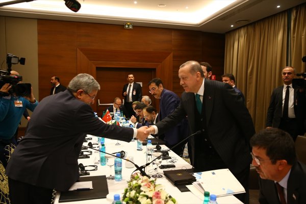 Cumhurbaşkanı Erdoğan'ın Cezayir temasları