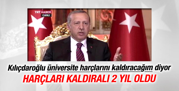 Erdoğan: Kılıçdaroğlu'nun kaldıracağız dediği harçlar yok