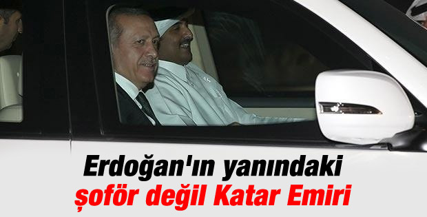 Katar Emiri Cumhurbaşkanı Erdoğan'ın şoförü oldu