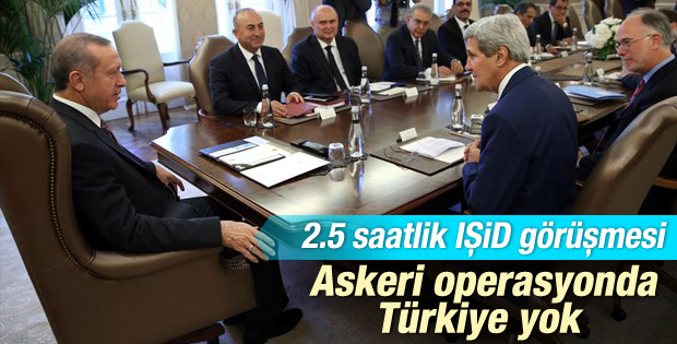 Kerry ile Erdoğan arasında yapılan görüşmede 3 anlaşma
