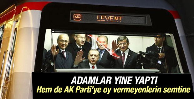 Levent - Hisarüstü metro hattı açıldı