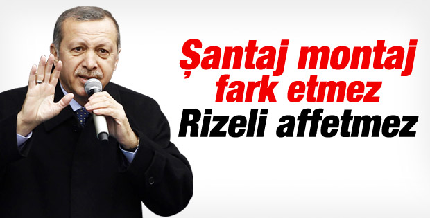 Başbakan Erdoğan'ın Rize mitingi konuşması İZLE