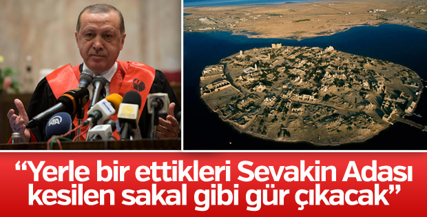 Cumhurbaşkanı Erdoğan’dan Sevakin Adası çağrısı