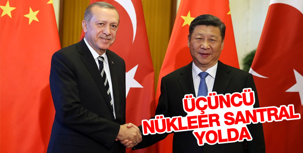 Erdoğan ve Şi Jinping üçüncü nükleer santrali görüştü
