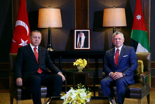 Cumhurbaşkanı Erdoğan Ürdün Kralı ile görüştü